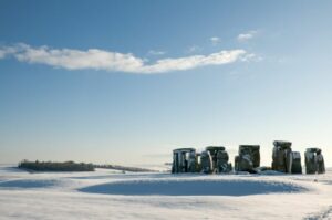 Windsor, Bath, Stonehenge & Salisbury with Christmas Lunch - Stonehenge from the coach: seeing the size without the long wait